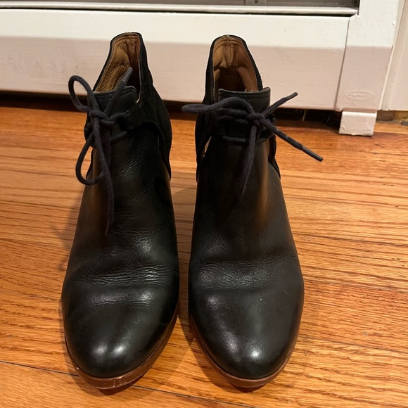 Sezane Low Hunter Ankle Boots, black size 7 - Picture 4 of 7